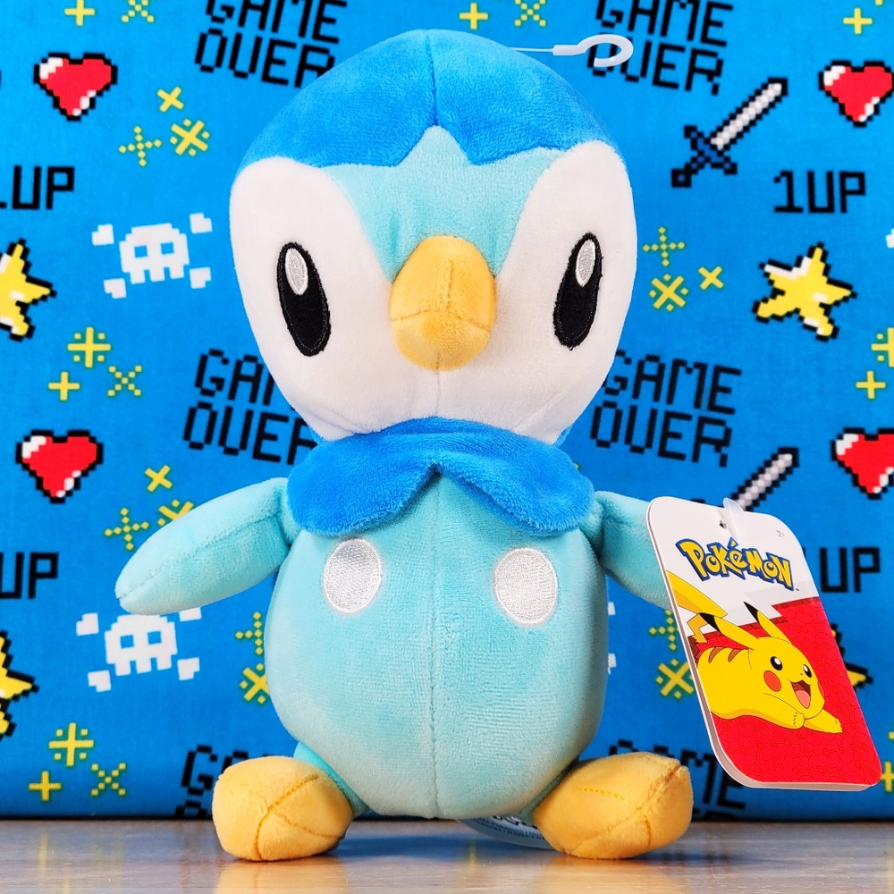 Pokemon PIPLUP 8" UltraSoft Jazwares Collectible Nintendo Genuine Gaming Plush